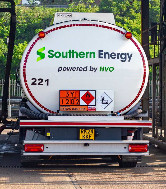 Commercial fuel delivery at a business premises