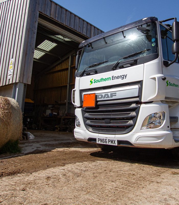 Red diesel delivery to a farm for agricultural machinery